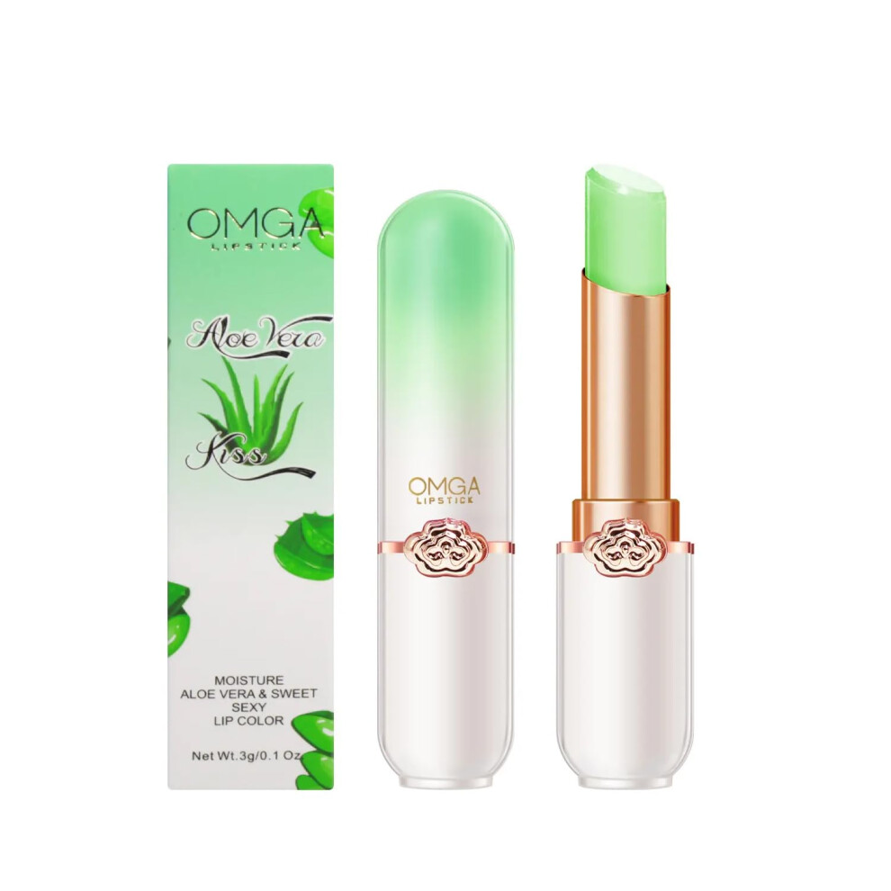 Peach Color Changing Lipstick Aloe Strawberry Waterproof Long Lasting Moisturizing Magic Lip Stain For Women