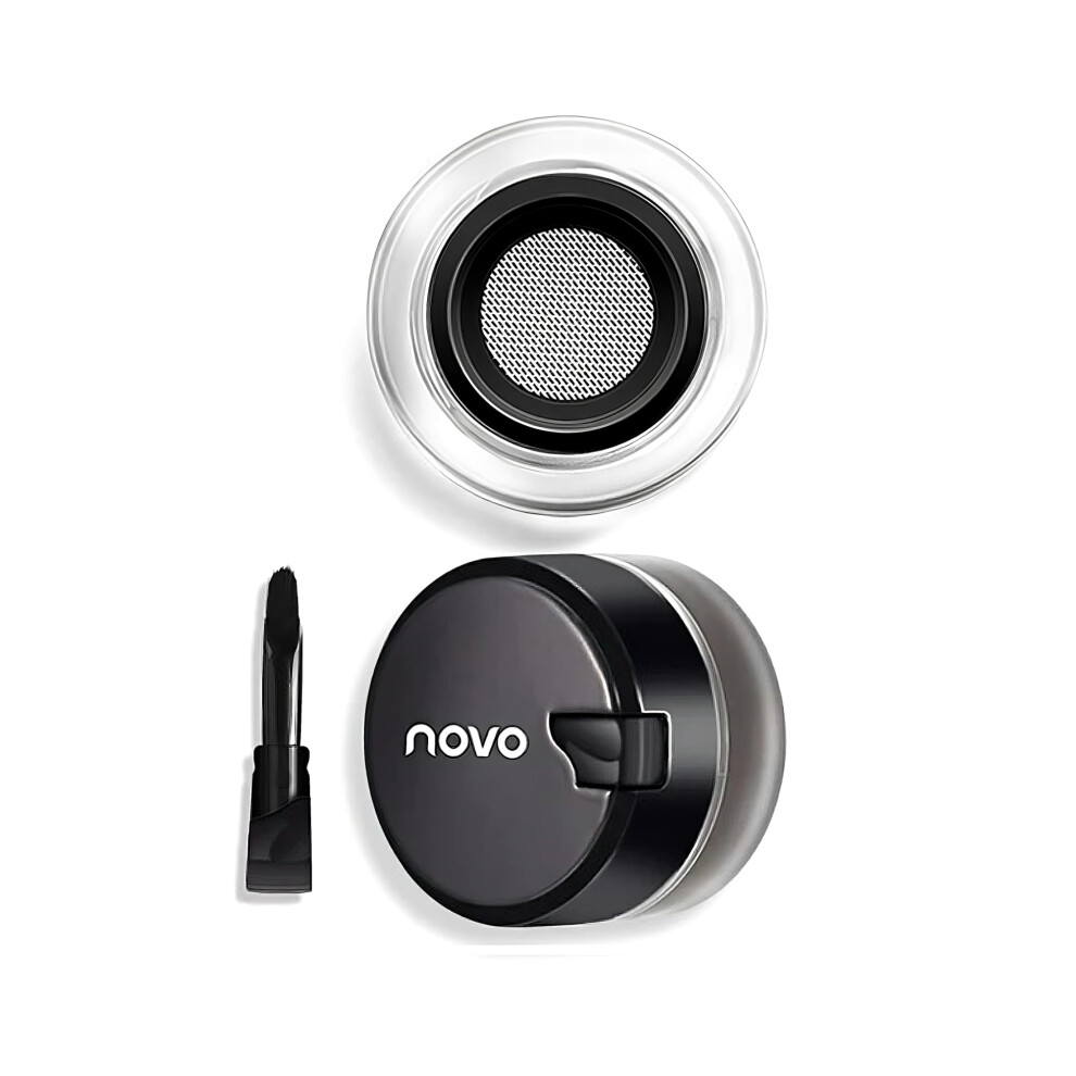 Cream Waterproof Gel Eyeliner With Precision Brush, Long Lasting Smudge Proof Soft Formula