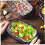Heat Resistant Ceramic Baking Dish 730ml with Dual Handles Daisy Print Rectangular Lasagne Dish 2