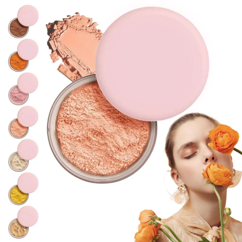 Pink Blurring Loose Setting Powder #03 For All Skin Tones With Smooth Matte Finish