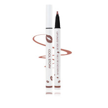 2in1 Waterproof Matte Liquid Lipstick and Lip Liner, LongLasting Velvet Finish for Women 03#