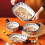 Ceramic Baking Dish with Handles, Oven and Microwave Safe Colorful Flower Pattern Rectangular Pan 4