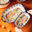 Ceramic Baking Dish with Handles, Oven and Microwave Safe Colorful Flower Pattern Rectangular Pan 2