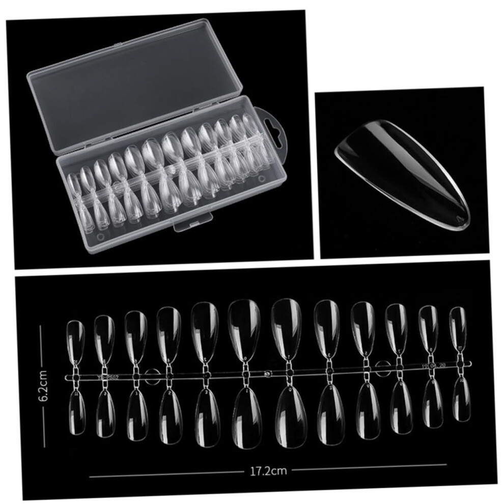 Ultrathin Traceless Fake Nails with Durable Nail Art Stickers for Parties and Events