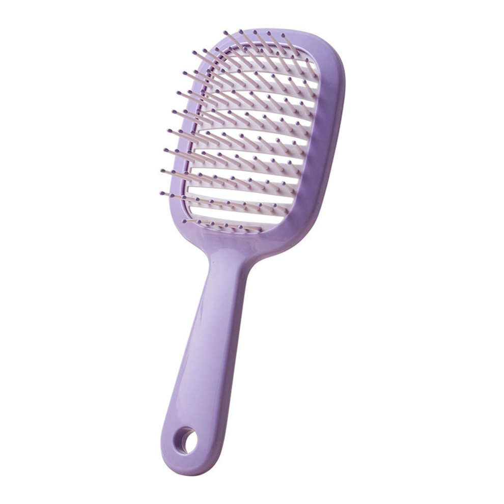 Unisex Detangling Comb With Ergonomic Hollowout Grip For Wet And Dry Hair Styling