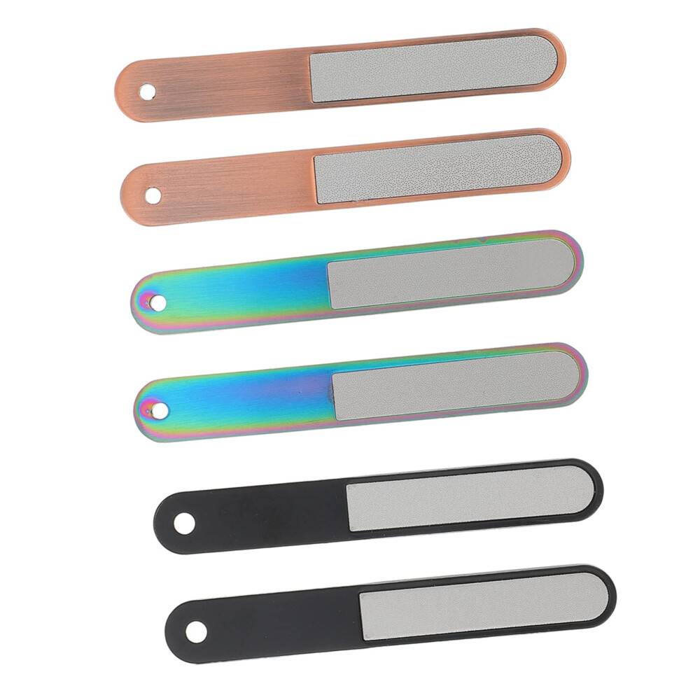 Professional Nail File Set 6pcs for Natural and Acrylic Nails, Precision Shaping and Smoothing