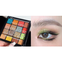 16 Color Eyeshadow Palette Waterproof Longlasting Matte and Glitter for Stage Makeup 02# Phoenix Disc