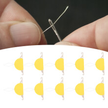 10 Stück Gelbe Nadel-Fächer 3-in-1 Tragbares Bastel-Tool, 6,7x5cm