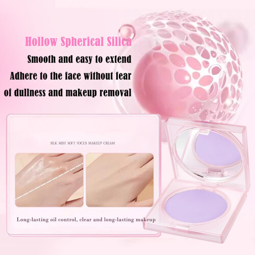 Translucent Setting Powder Compact for Oily Skin, LongLasting Matte Finish, Pore Blurring 2