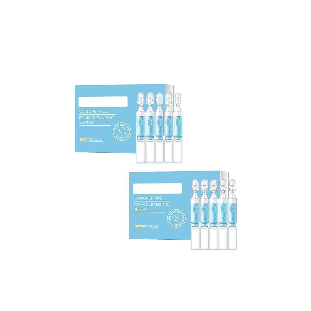 Oligopeptide Facial Cleansing Essence with Gentle Bubble Exfoliation, 1.5ml x 10 Ampoules