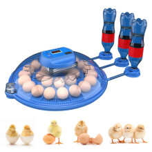 Chicken Incubator, 360 Viewing Incubator with Automatic Egg Turner, Dual Power Supply, Temperature & Humidity Control for Home, Farm, Laboratory Use
