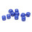 Dadi da 20 pezzi premium blu a 6 facce - Perfetti per giochi da tavolo e altro ancora 12
