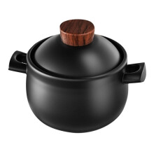 Ceramic Casserole Dish 2.5L with Lid, Heat Resistant Nonstick Clay Pot for Stovetop Cooking