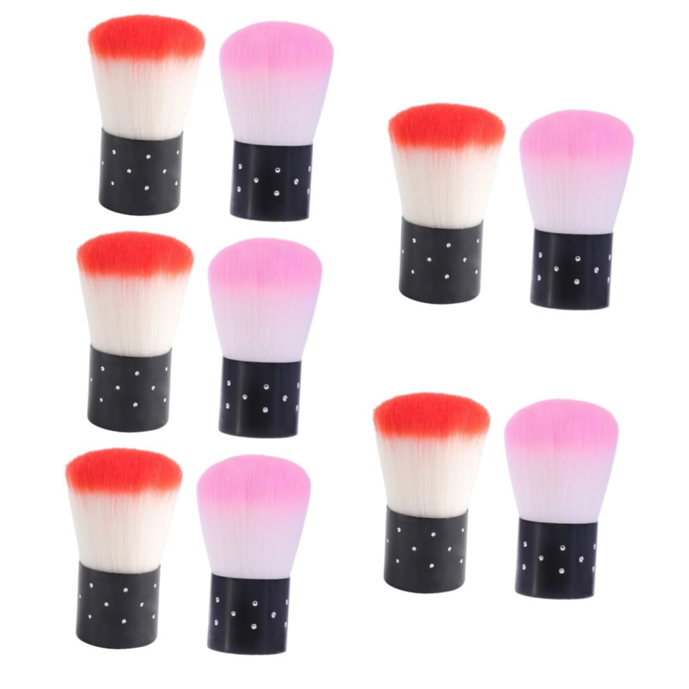 10pcs Soft Bristle Nail Cleaning Brush for Manicure Pedicure Salon and Home Use