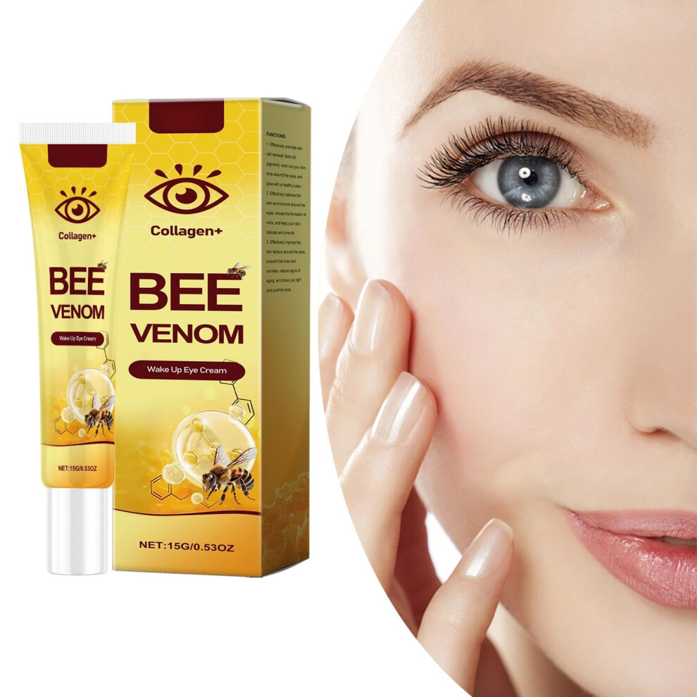 Cream/Dark Bee Venom Anti Aging Eye For Circles And Wrinkles, Firming Hydration Formula