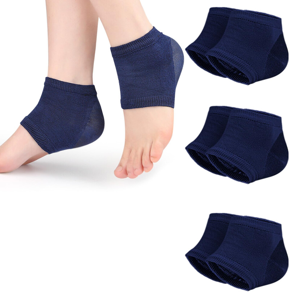 Heel Protection Socks with Moisturizing Gel, Open Toe Design for Dry Cracked Heel