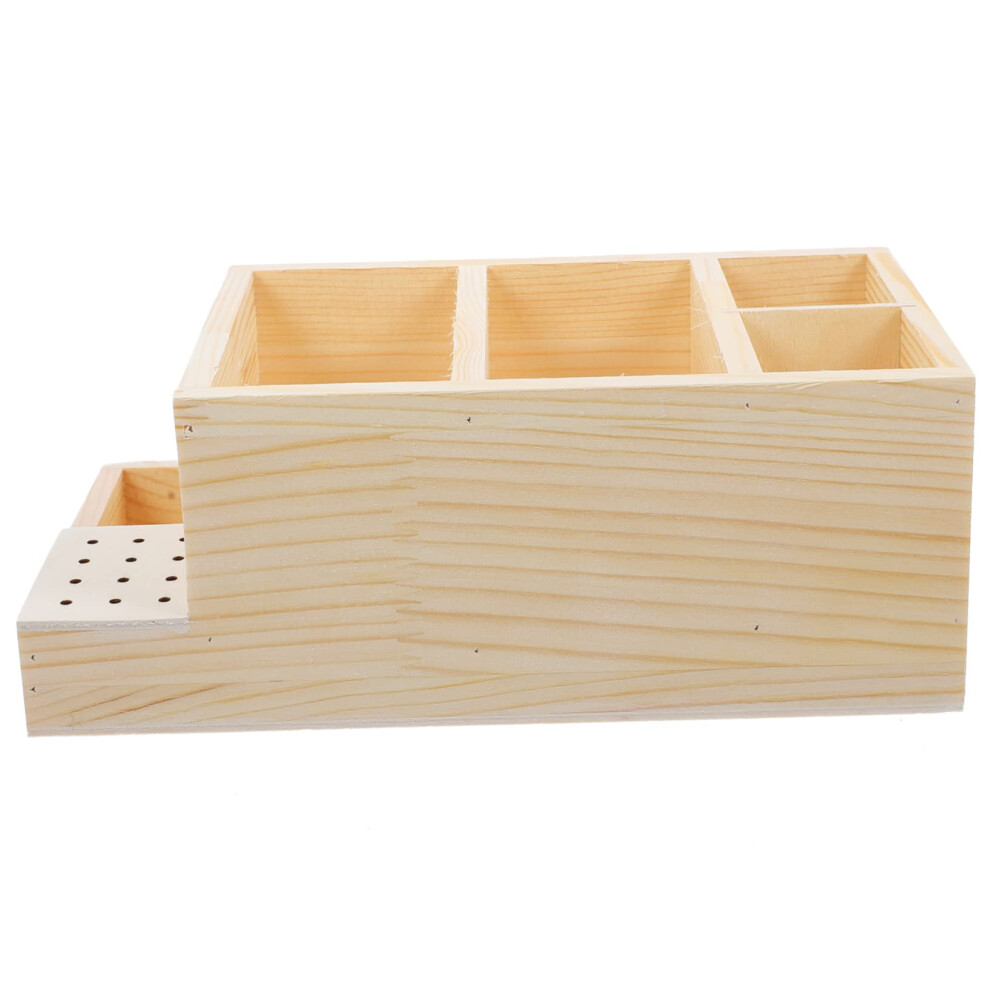 Nail Drill Bit Holder Organizer with Transparent Compact Storage Case for Salon and Home Use