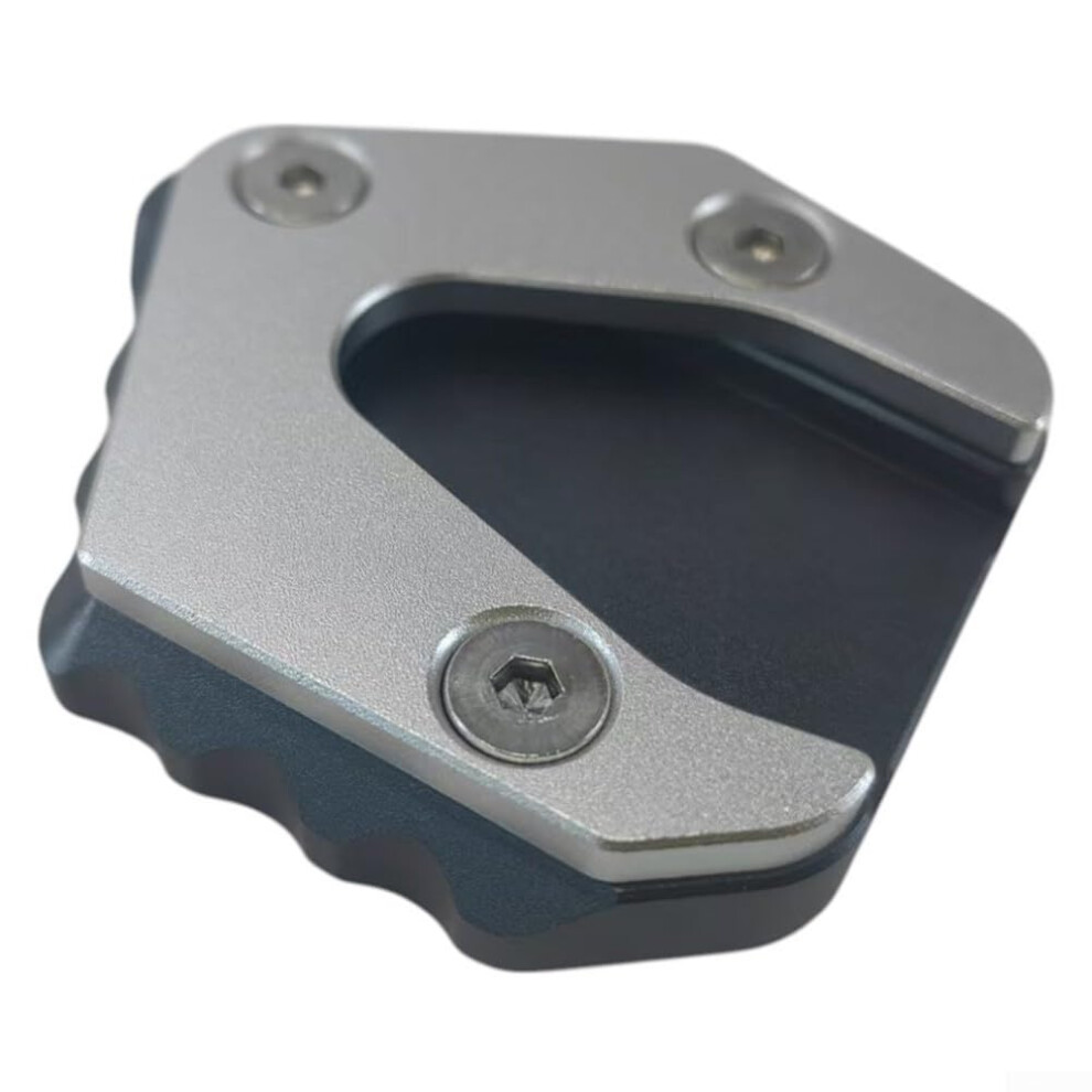 Motorcycle Kickstand Extension For Pg1 2023+, Cnc Aluminum Side Stand Pad Enlarger Plate Gray 9450606130518