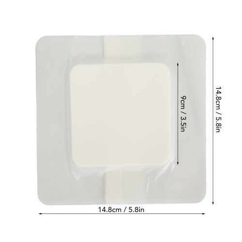 Parche hidrocoloide de espuma con borde 15x15cm 1