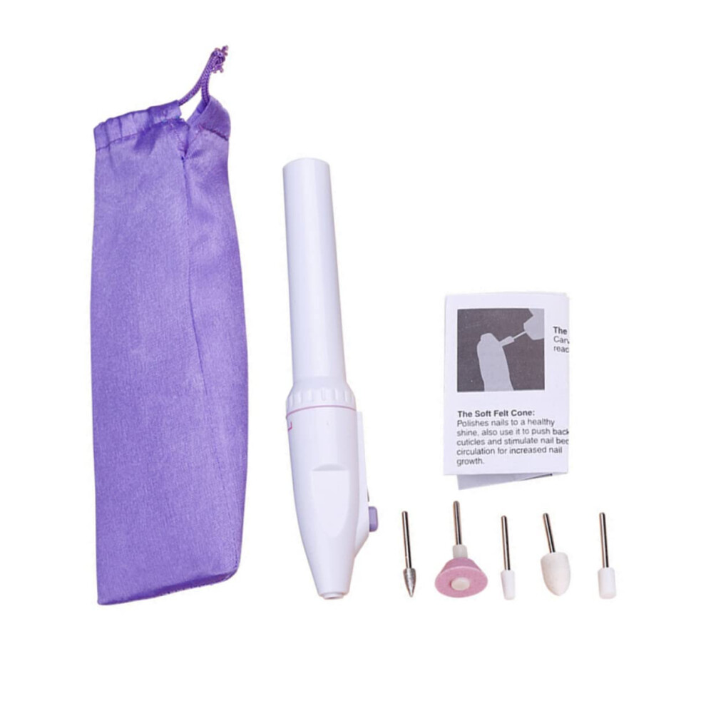 Rechargeable Electric Nail Drill with Multifunction Nail Care for Polishing and Trimming