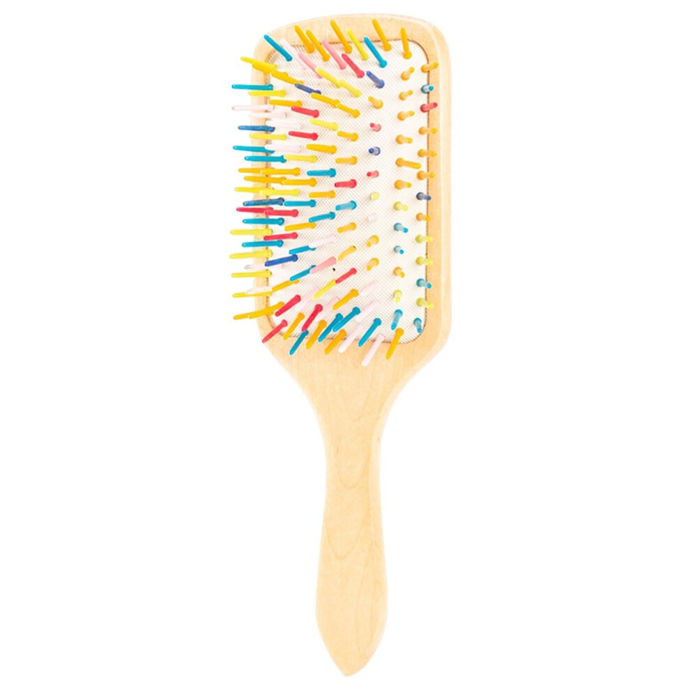 Wooden Hair Comb AntiStatic Wide Tooth Scalp Massage Brush for Wet and Dry Hair Types