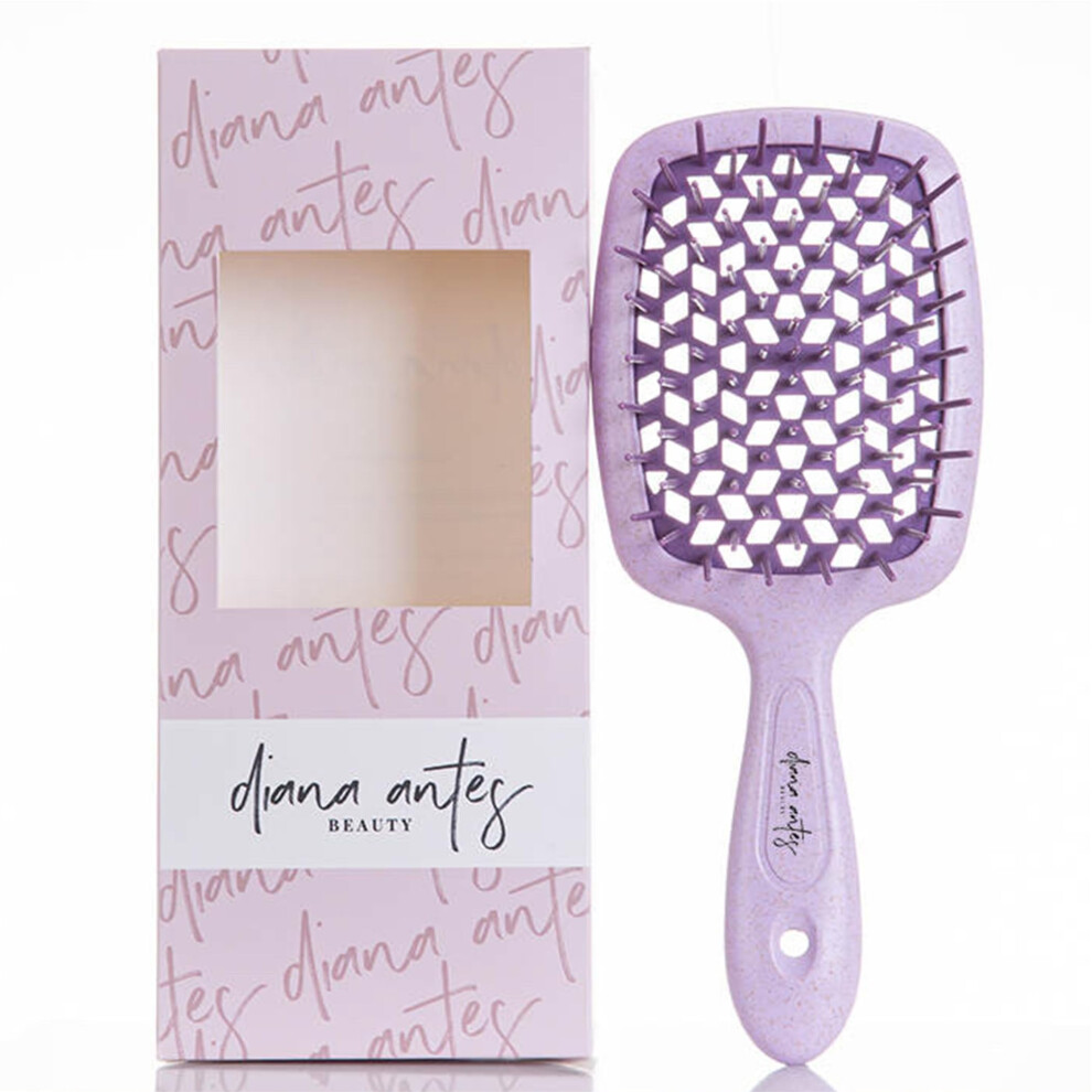 Detangling Brush for All Hair Types with Gentle Knot Removal, Wet and Dry Hair Brush  Violet