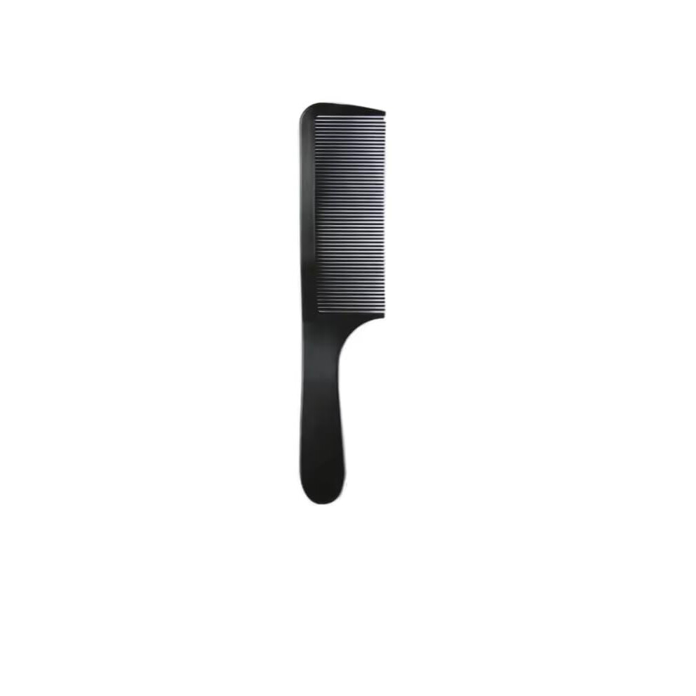 Men's Haircut Barber Styling Comb SShaped Arc Black Plastic Round Head Curved Ergonomic Design