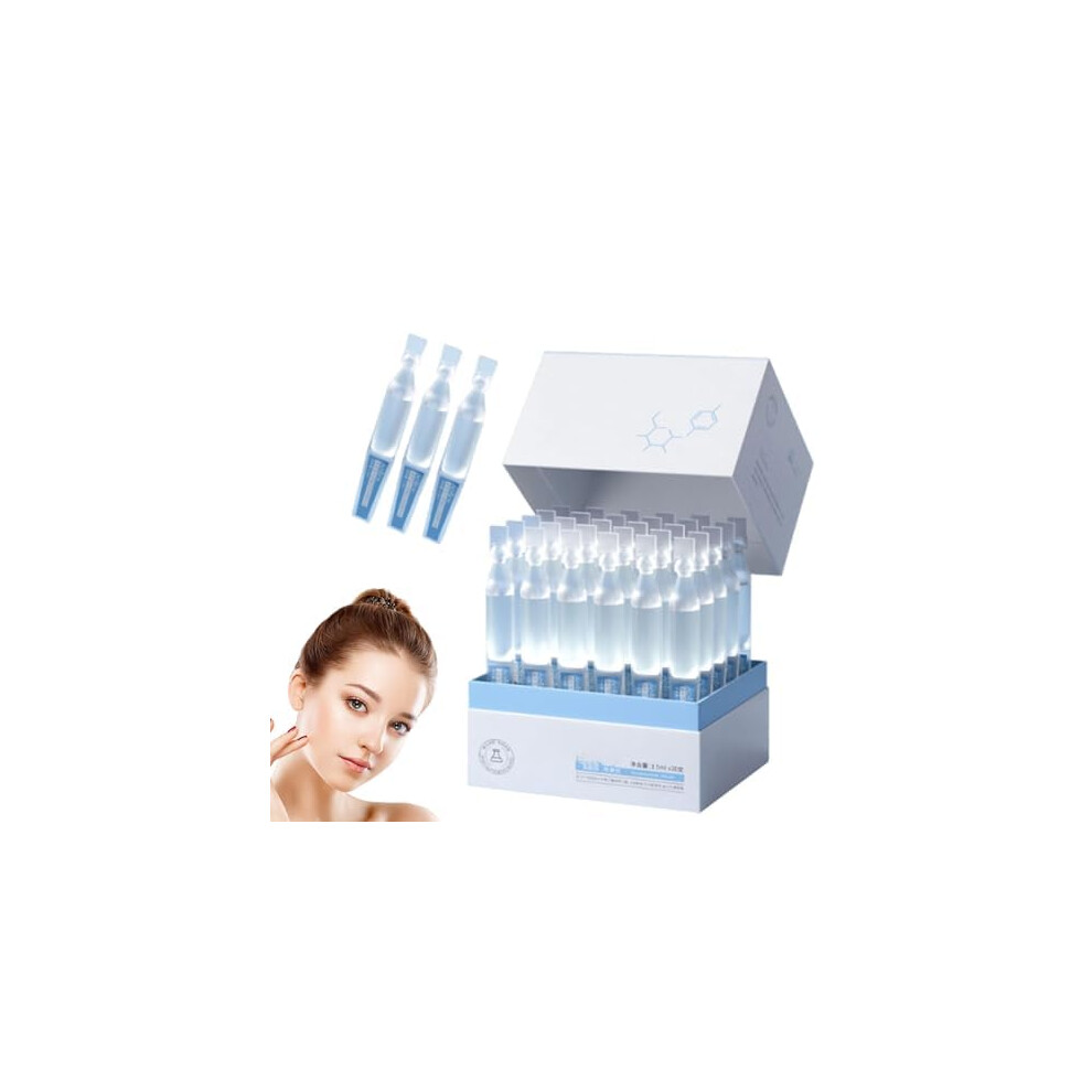 3% Hyaluronic Acid Face Hydrating Serum Vials 30pcs Deep Moisture Fast Absorbing TravelFriendly