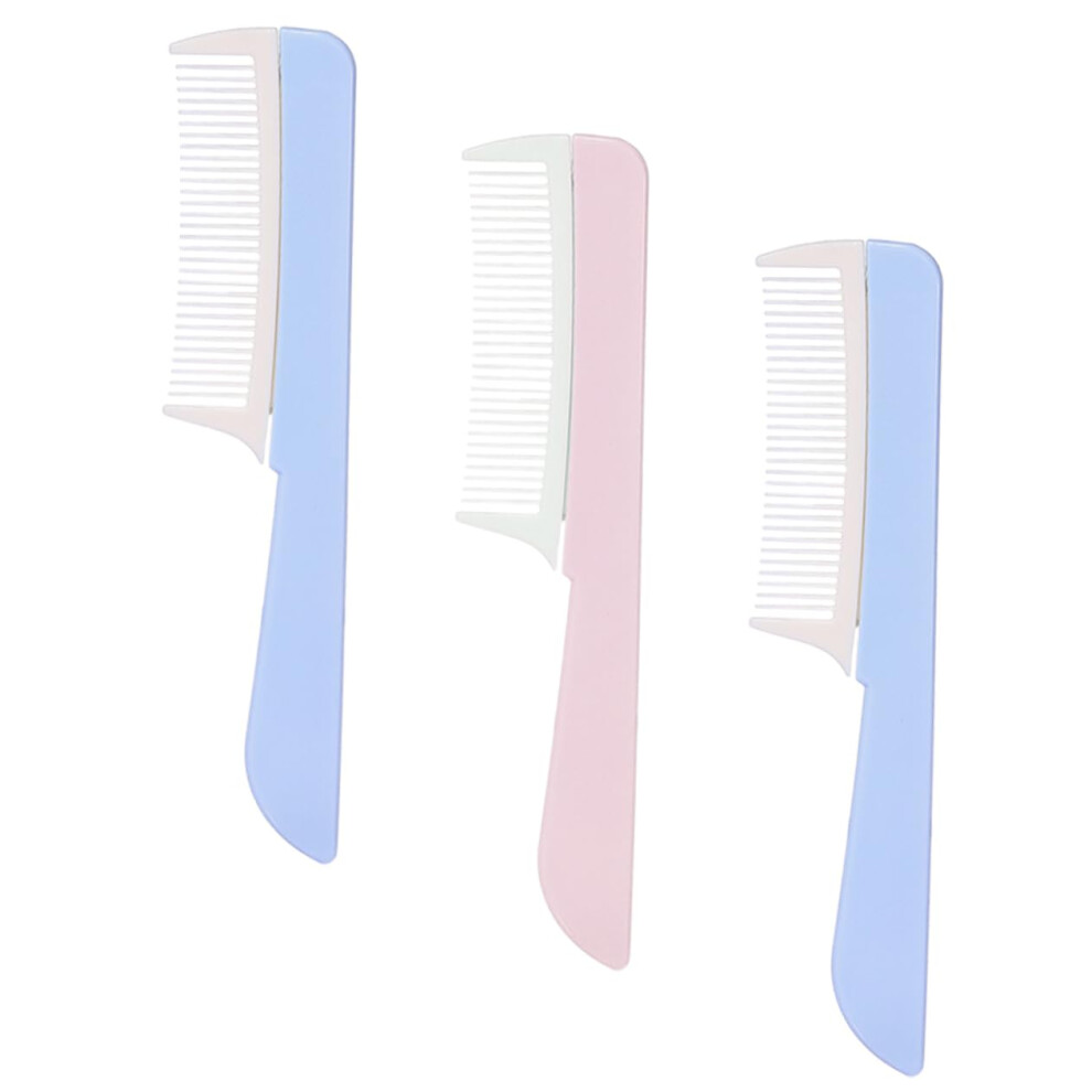 Unisex Wide Tooth Comb For Curly Hair, 3Pcs Detangling Set For Gentle Styling And Thick Hair Control