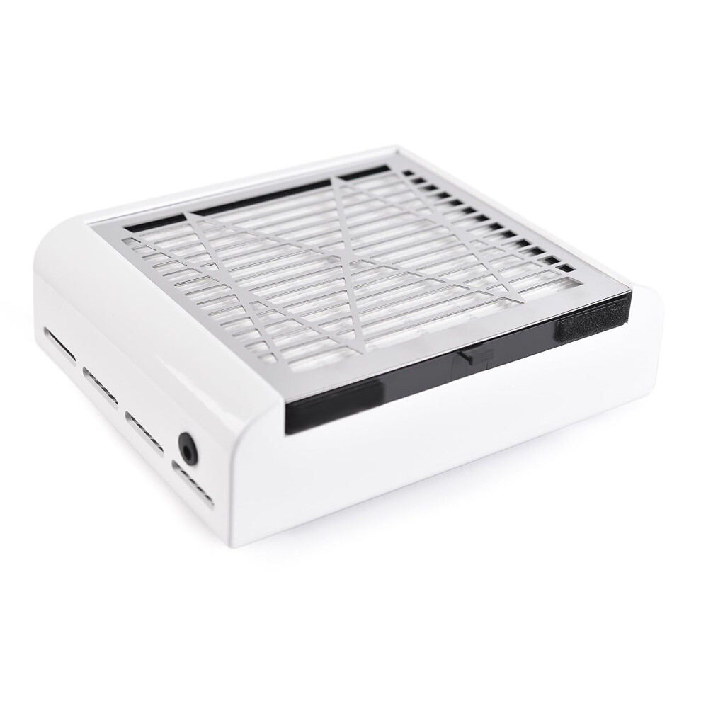 Nail Dust Collector with Strong Suction Power 4500 RPM Reusable Filter for Manicure Pedicure 110V