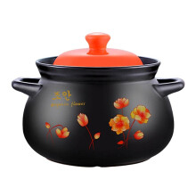 Large 9L Ceramic Casserole Dish Clay Cooking Pot for Gas and Oven, Heat Resistant and Easy to Clean