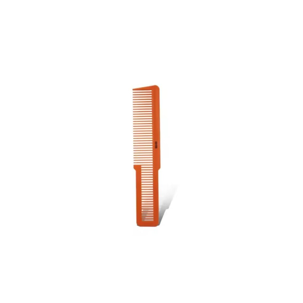 Carbon Fiber AntiStatic Hairdressing Comb, Heat Resistant Detangling Comb for Salon Styling, Orange