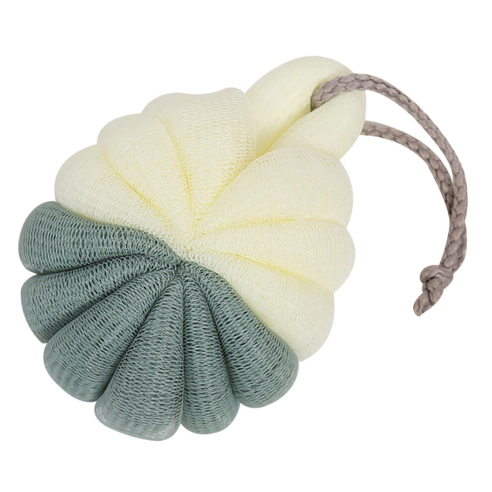 Shower Loofah Ball for Rich Lather and Gentle Exfoliation, Large Bath Pouf with Hanging Loop