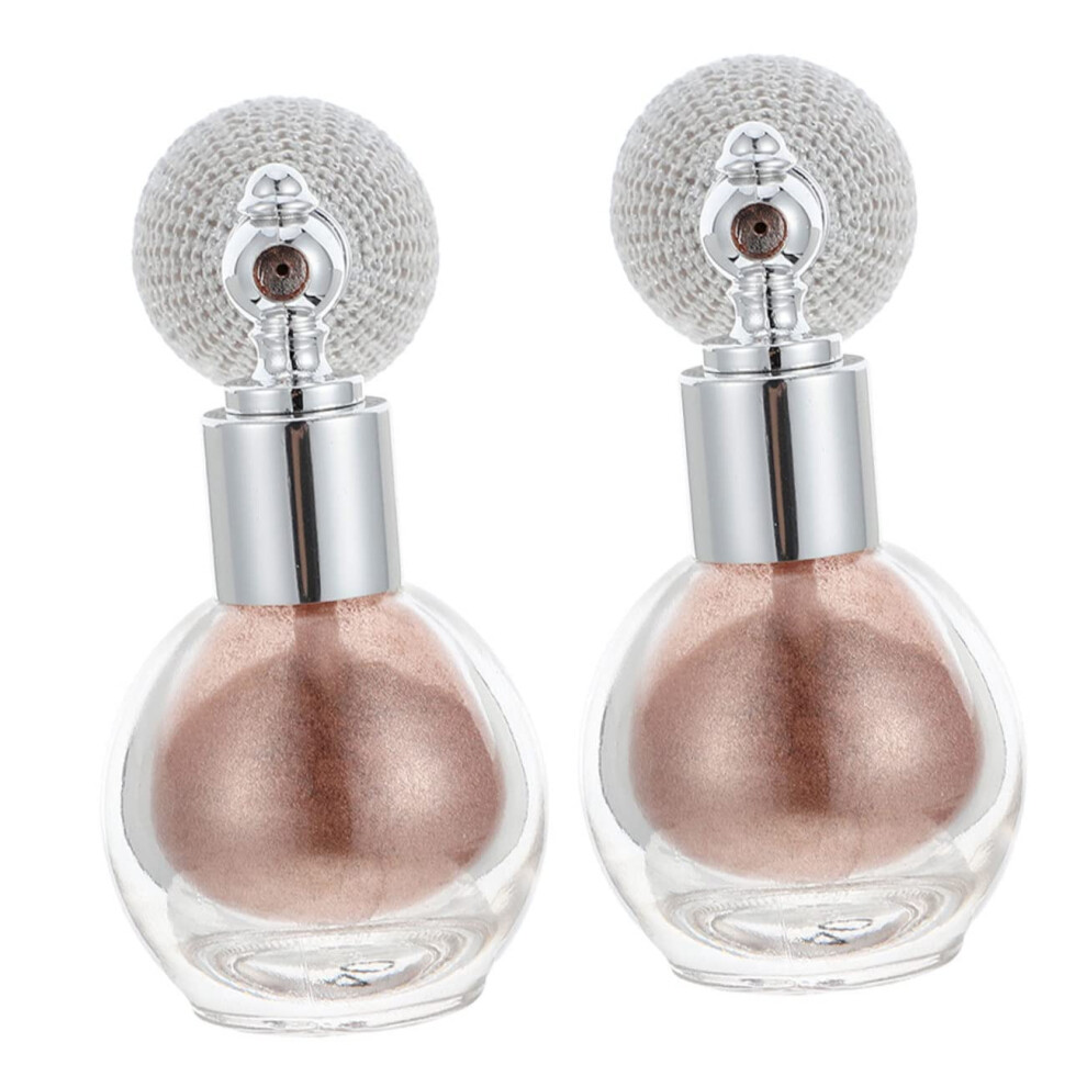 Body Glitter Spray Set 2pcs LongLasting Shimmer Highlighter for Makeup Nails and Face