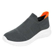 Men's Breathable Lightweight Walking and Running Shoes with NonSlip Sole Gray 8 UK