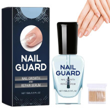 Nail Growth Serum and Strengthener for Brittle Damaged Nails, Repairs and Hydrates, Clear 2Pack
