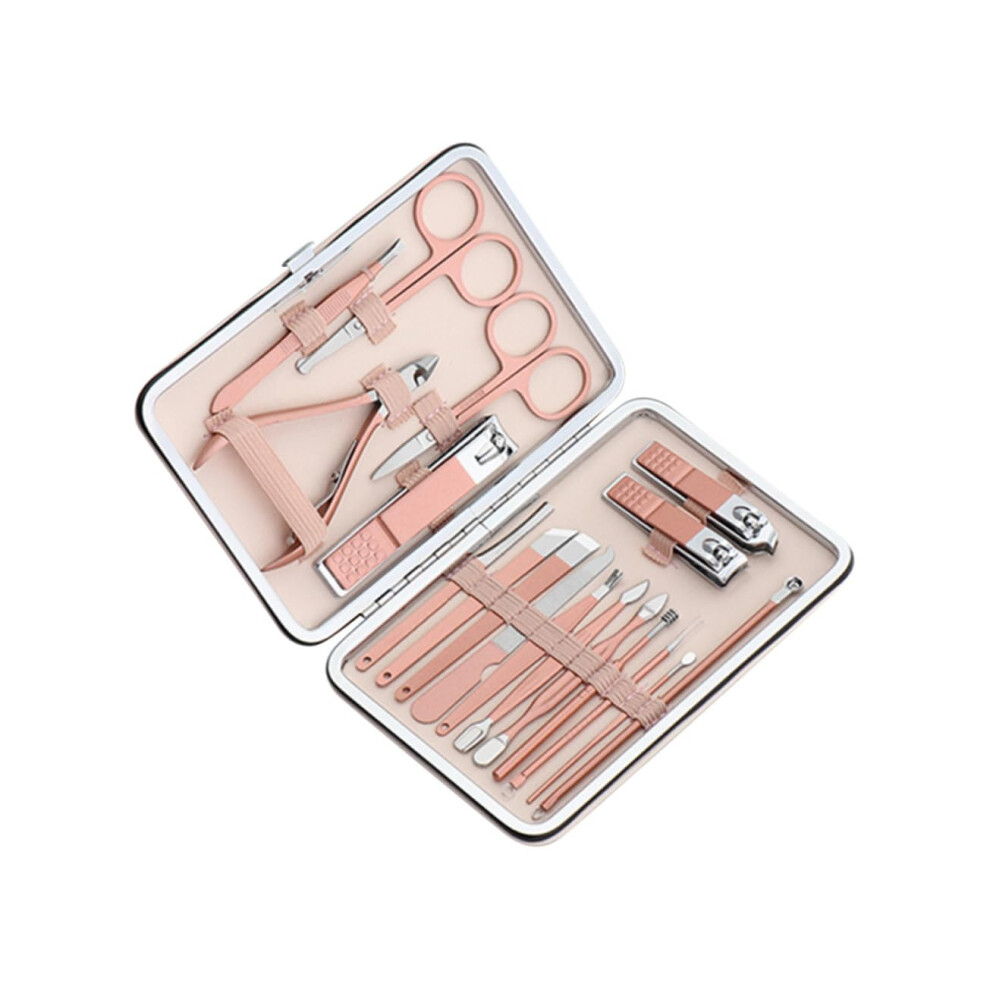 Manicure Kit with Nail Clippers, Durable Precision Blades, AllinOne Grooming Nail Care Set