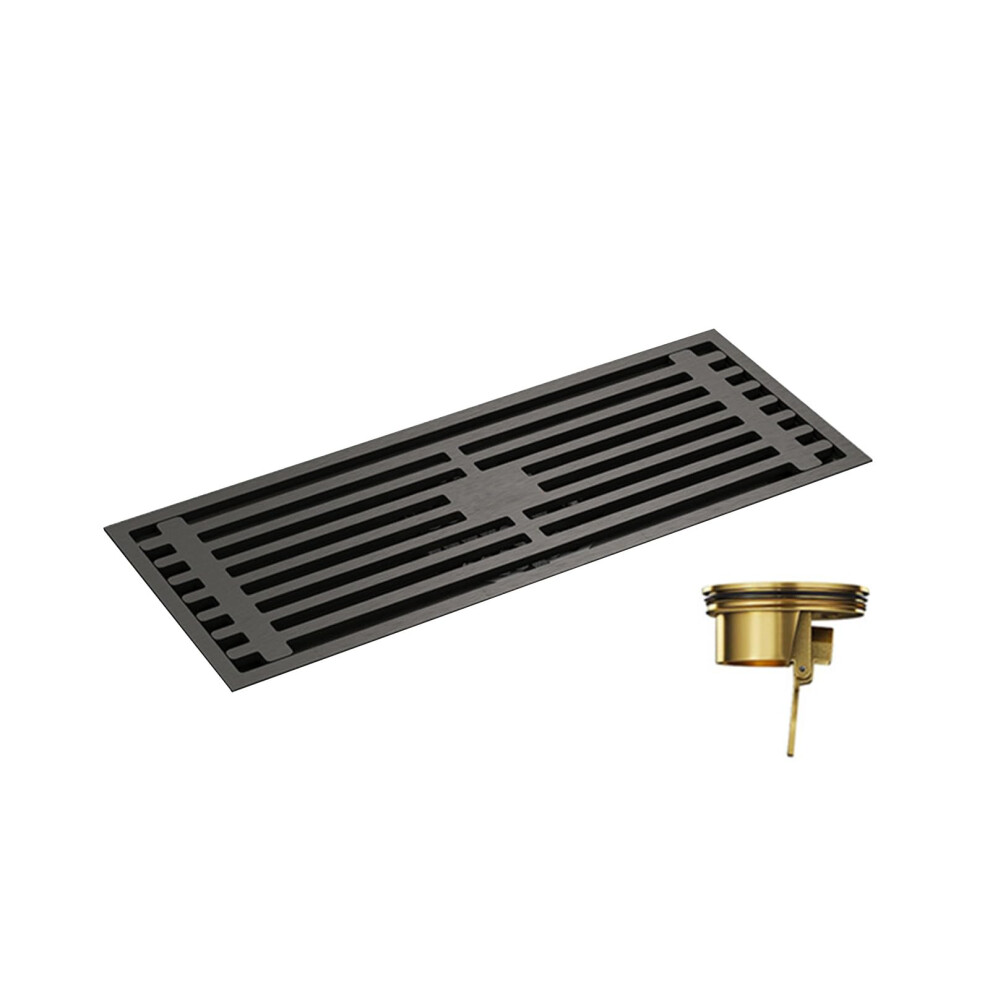 Grey Stainless Steel Shower Floor Drain With Odor Resistant Design For Bathroom, Hotels And Homes 9365369796829