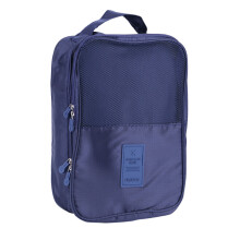 Travel Shoe Bag Durable Fabric With Organizing Layers, Holds 3 Pair Of Shoes In Large Volume Design, Includes Outside Mesh Bag And Anti Skidding
