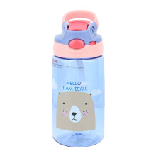 Safe Heat Resistant Food Grade PC Water Bottle 500ml with Durable Tritan Plastic, Humanized Drinking Water Design, Ideal for School Sports Outdoor