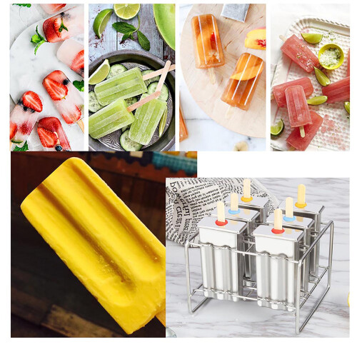 Κιτ DIY Frozen Treats για δημιουργικούς σεφ, σετ παγωτομηχανής με ανοξείδωτα καλούπια 2