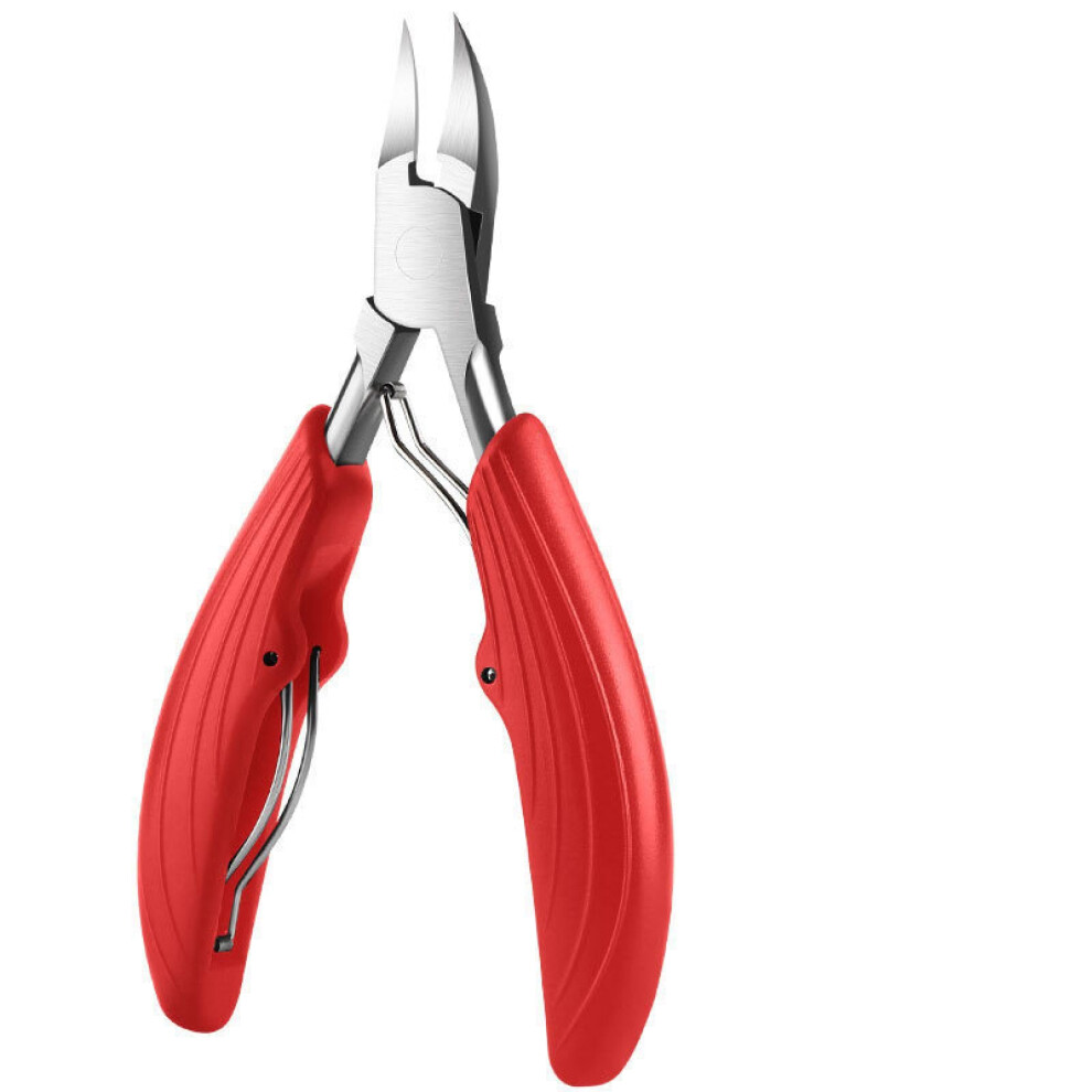 Professional Stainless Steel Toenail Clippers for Thick and Ingrown Nails with NonâSlip Grip