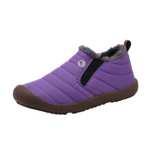 Winter Boots Men 9.5 UK Purple Waterproof Snow Trekking Shoes Warm Lined NonSlip Outdoor