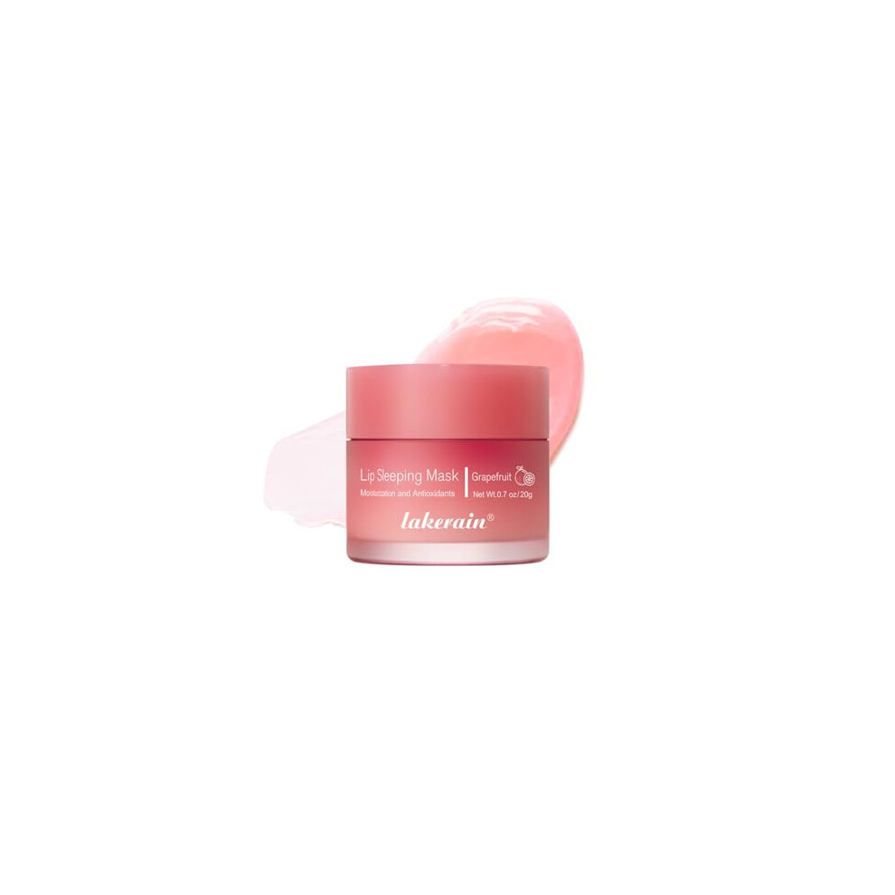 Lip Sleeping Mask with Vitamin C for Deep Hydration and Overnight , Grapefruit Tinted 0.7oz