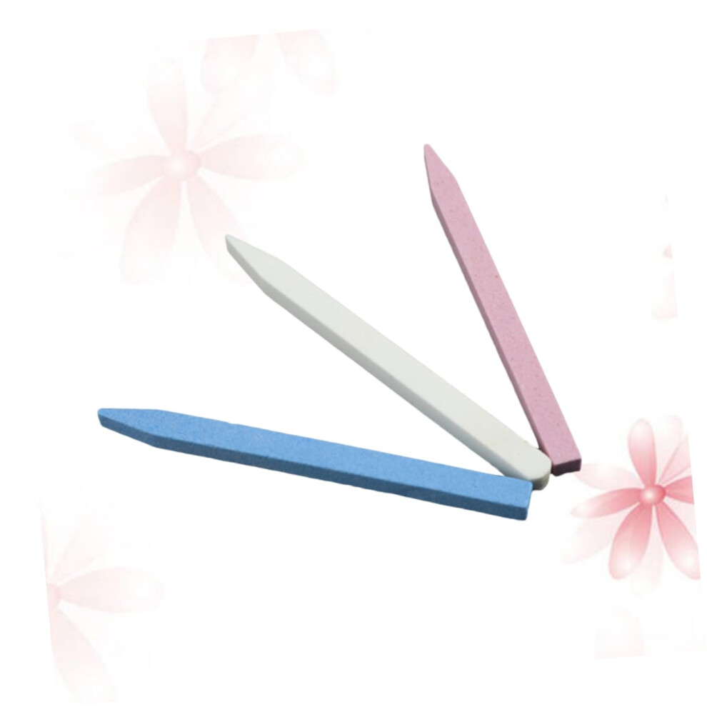 3pcs DoubleSided Nail File and Buffer Set, 2 in 1 Grits Manicure Pedicure Tool for Salon and Home