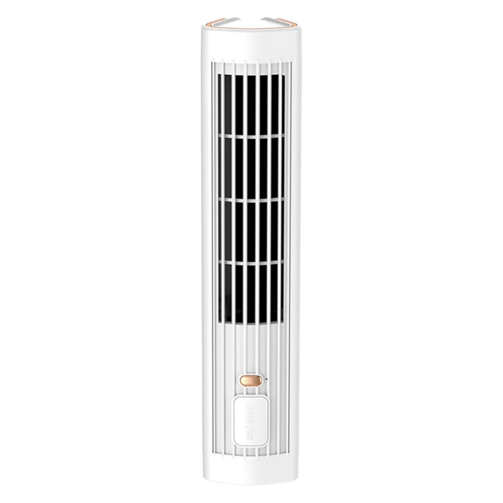 Portable Tower Fan Usb Rechargeable Quiet Bladeless Design With Adjustable Speeds For Office Home 9365369797819