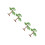 4Pcs Durable Plastic Ginkgo Trees for Model Train and Miniature Crafts 7