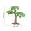 4Pcs Durable Plastic Ginkgo Trees for Model Train and Miniature Crafts 11