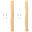 2Sets Non-Skid Wooden Handle Replacement for Home and Outdoor Use 4