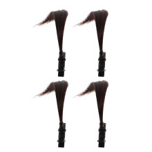 20Pcs Black Hairpin with Wig Clip Quirky Cosplay Hair Bun Extensions